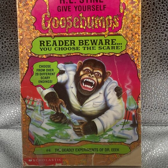 Vintage Book-Goosebumps The Deadly Experiments of Dr. Eeek 1996-RL Stine-Choose - Picture 1 of 4